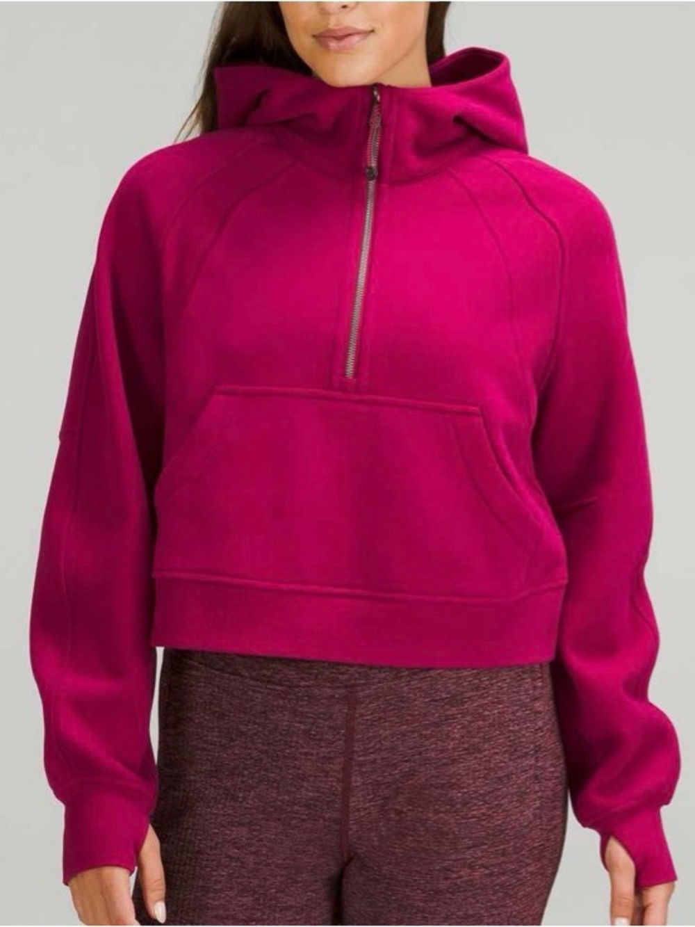 lululemon Scuba Oversized 1/2 Zip Hoodie Funnel Neck